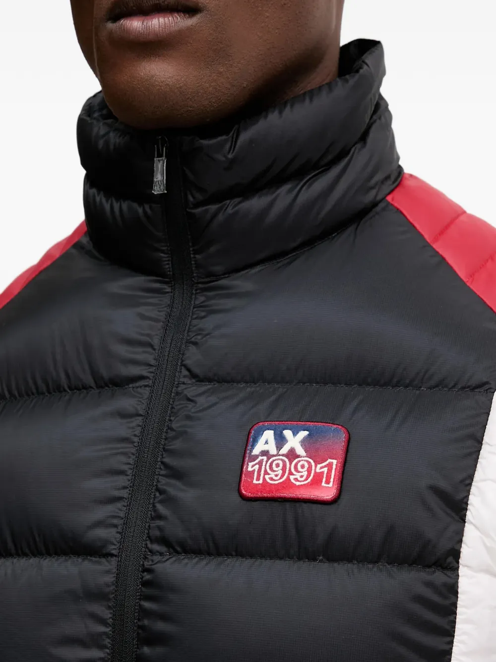 striped padded jacket