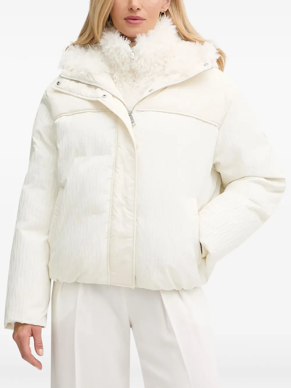 BOSS Pexia gewatteerd jack Beige