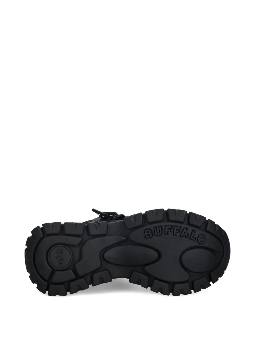 Buffalo 80mm Lola Buckle Lace-up Sneakers In Black