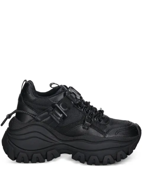 Buffalo 80mm Lola buckle lace-up sneakers