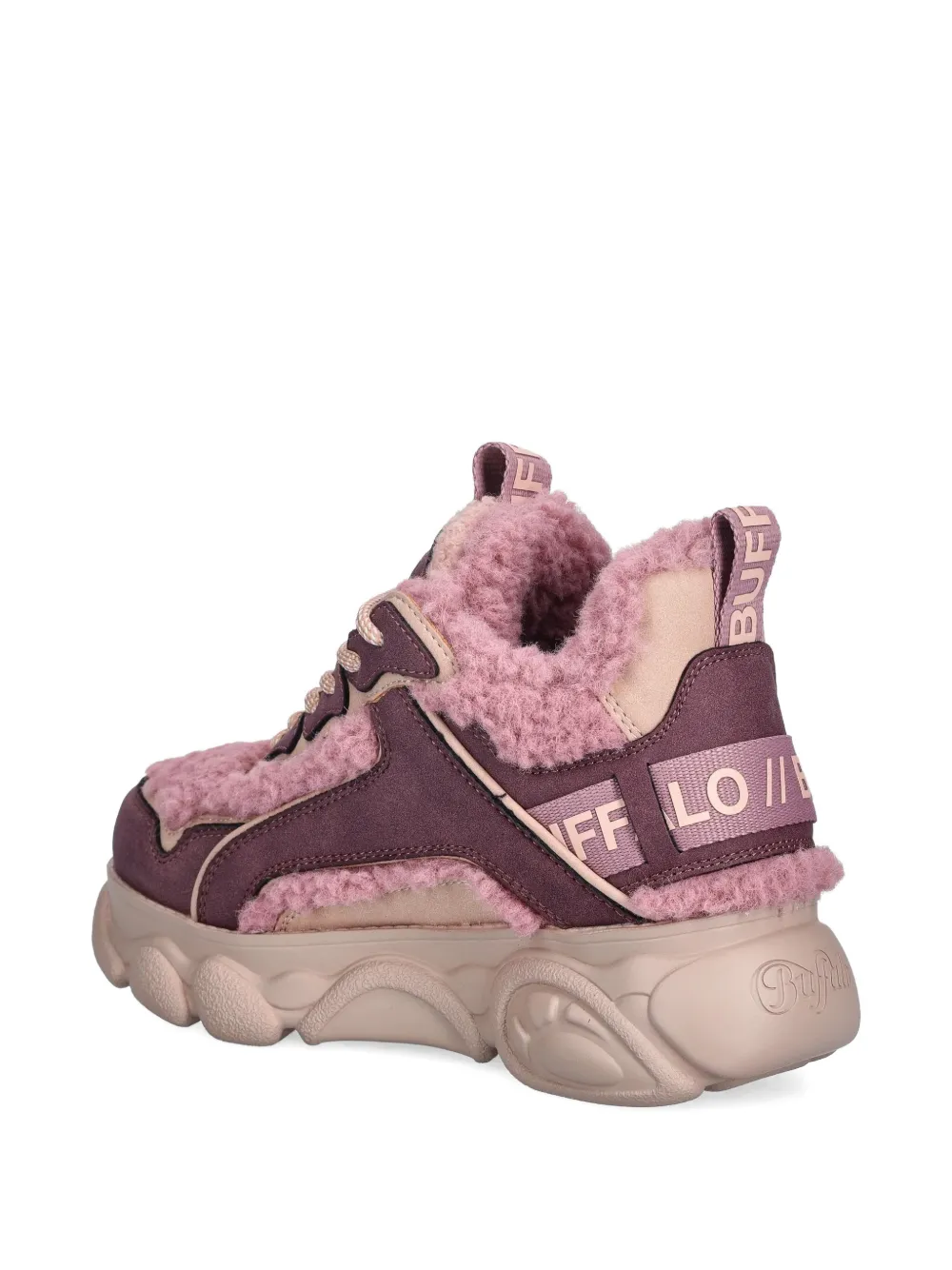 Buffalo 50mm Cdd Chai Logo-tape Sneakers In Pink