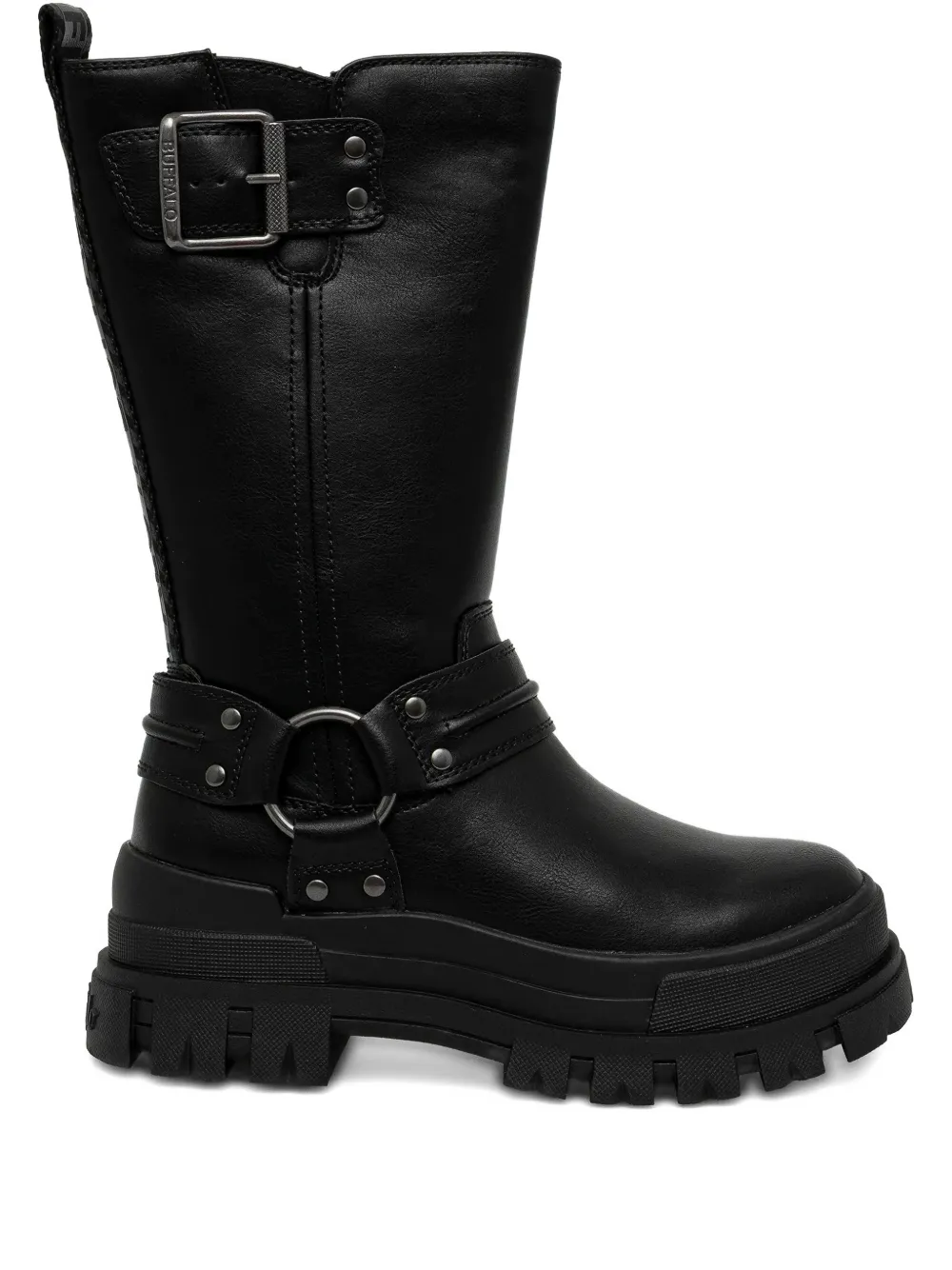 Buffalo Aspha buckle-strap boots | Black | Image 1