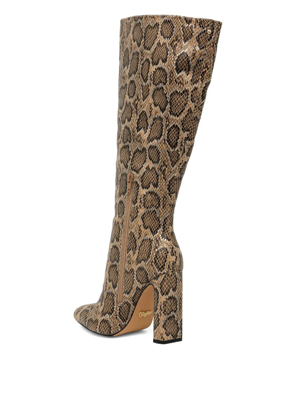 Buffalo 110 mm July laarzen met puntige neus Beige