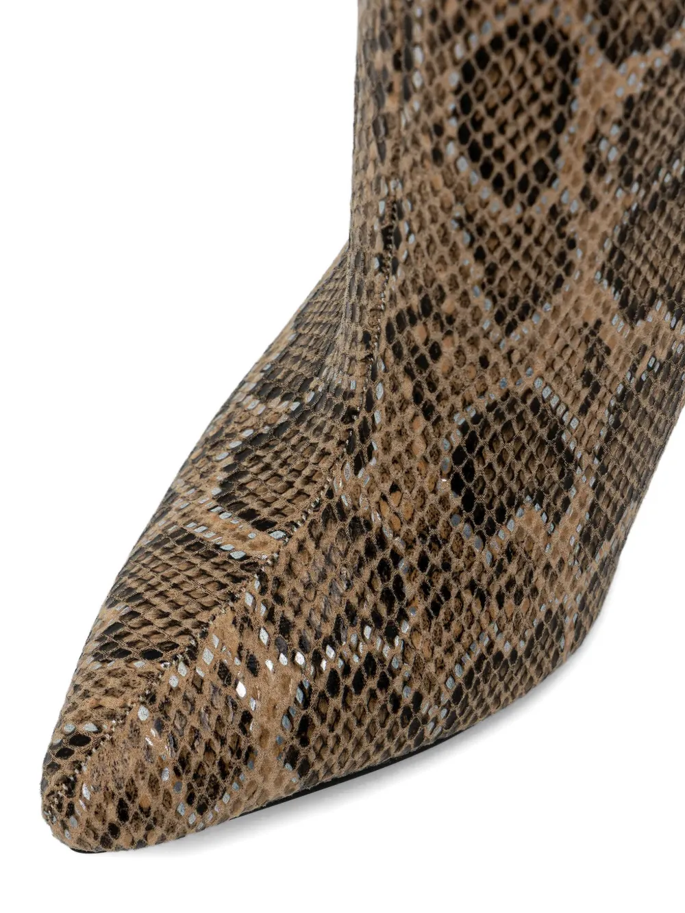 Buffalo 110 mm July laarzen met puntige neus Beige