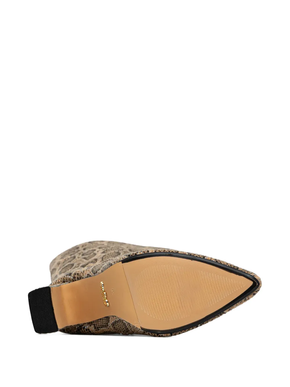 Buffalo 110 mm July laarzen met puntige neus Beige