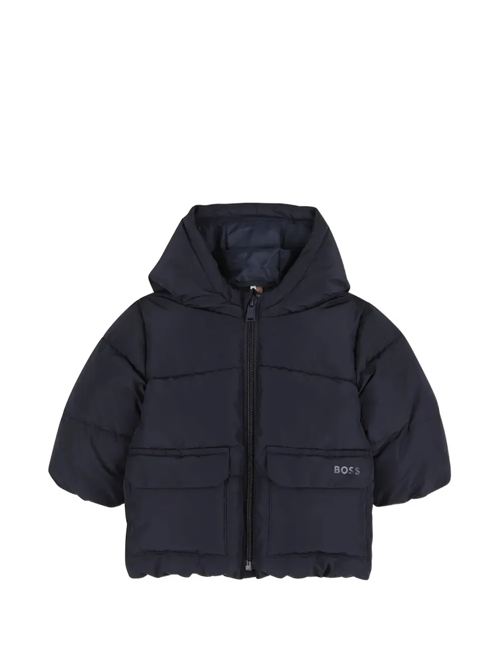 BOSS Kidswear Piumino con cappuccio - Blu
