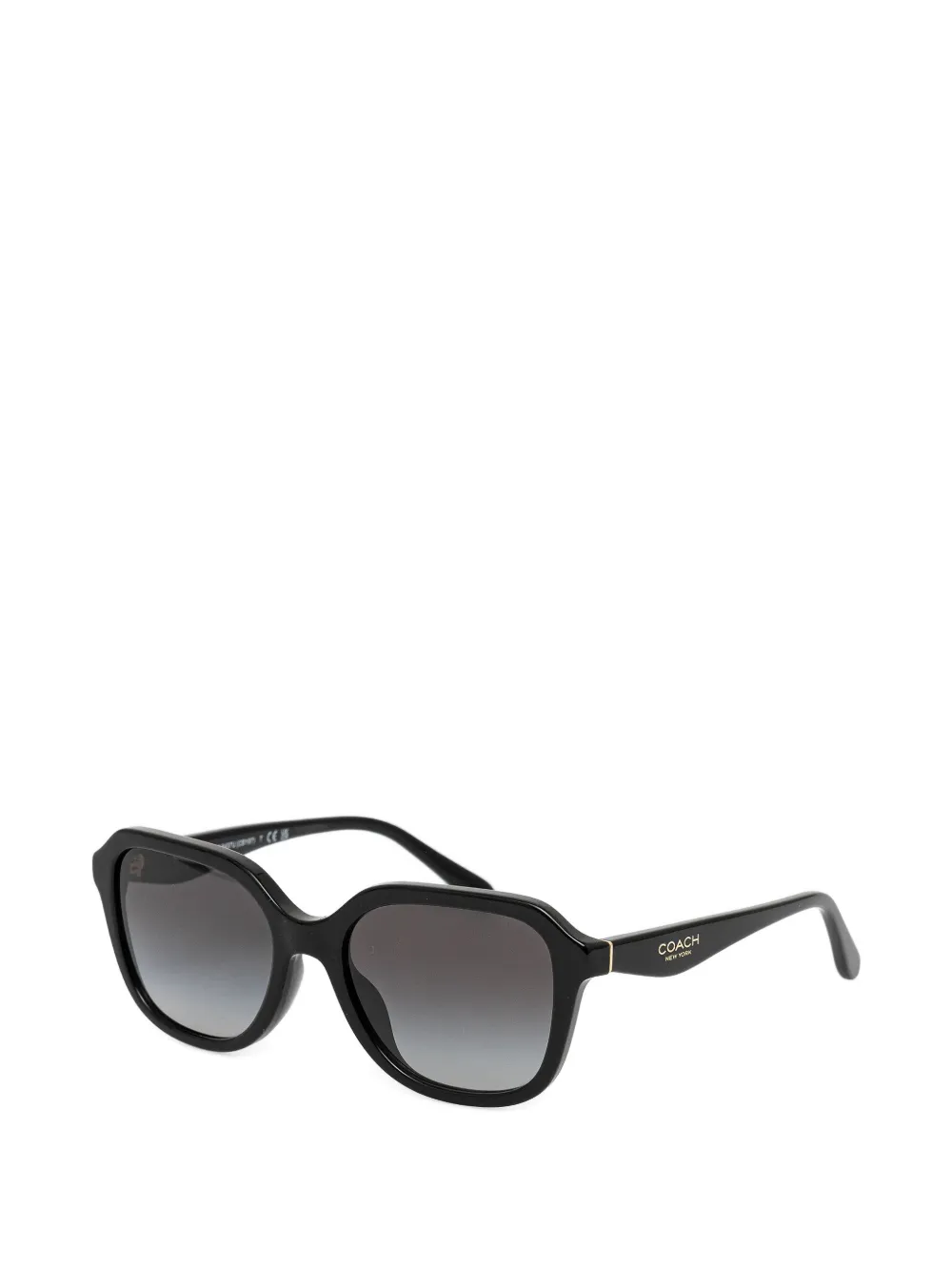 Coach rectangle-frame sunglasses - Zwart