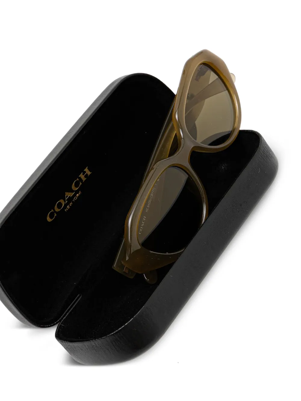 Coach Zonnebril met cat-eye montuur Groen