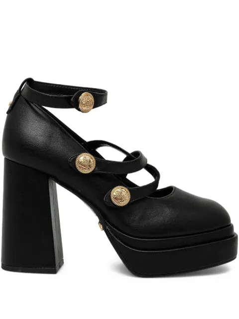Buffalo 110mm May Mary platform strap pumps