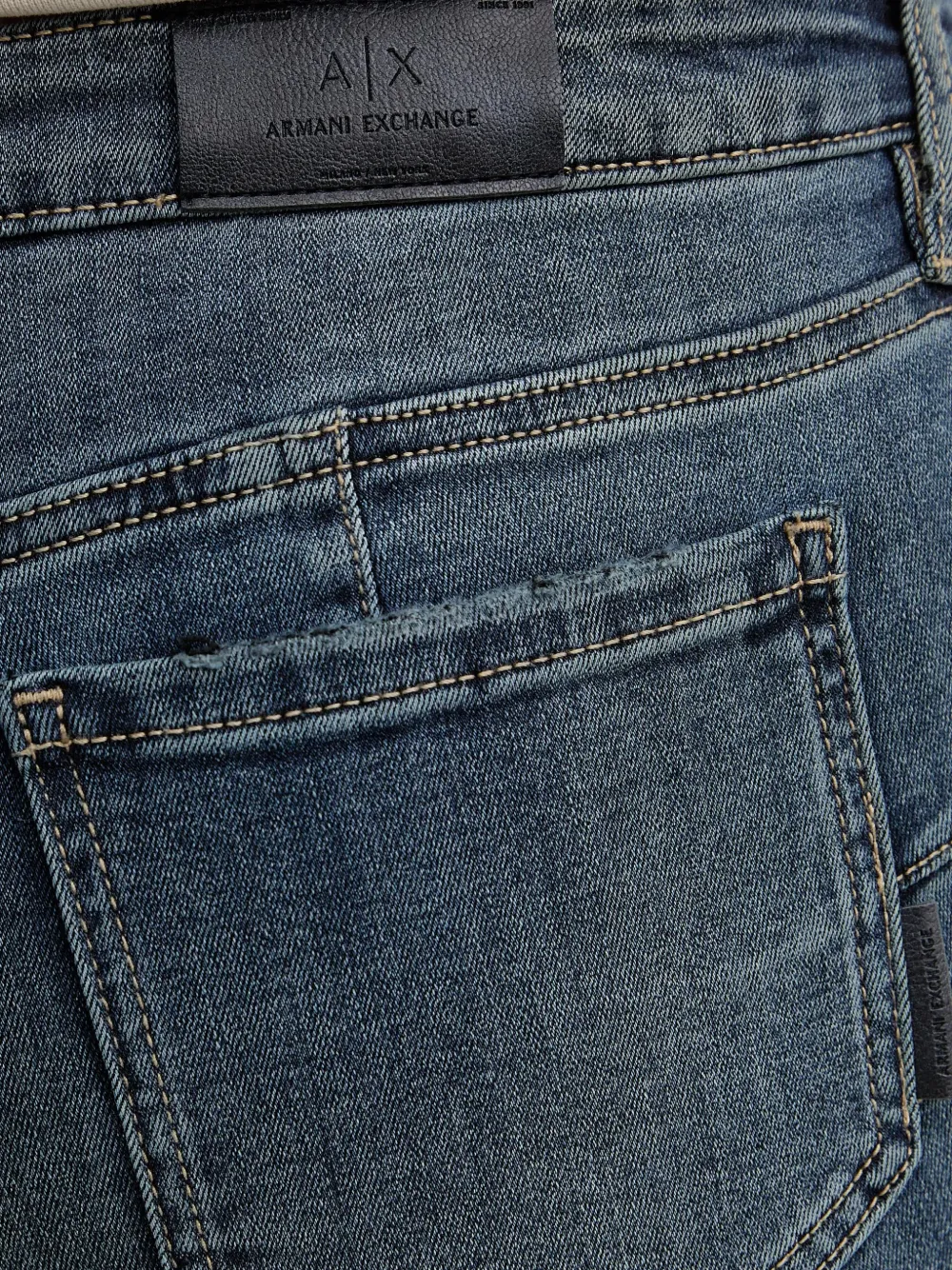 Armani Exchange Skinny jeans Blauw