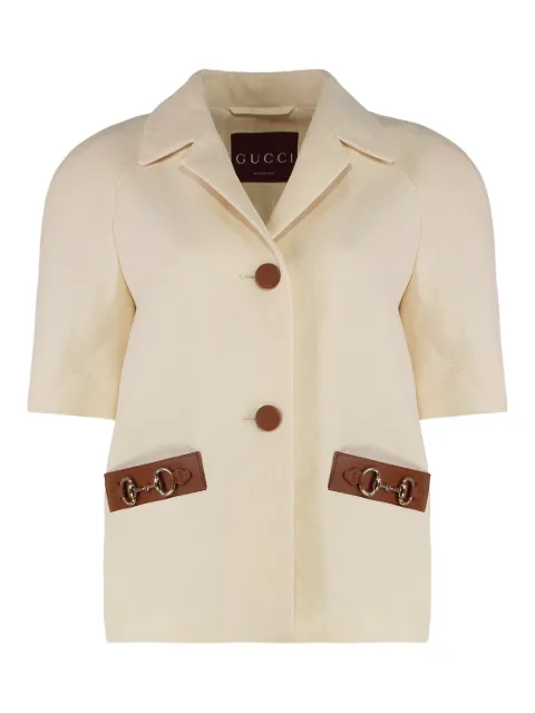 Gucci blazer con detalle horsebit