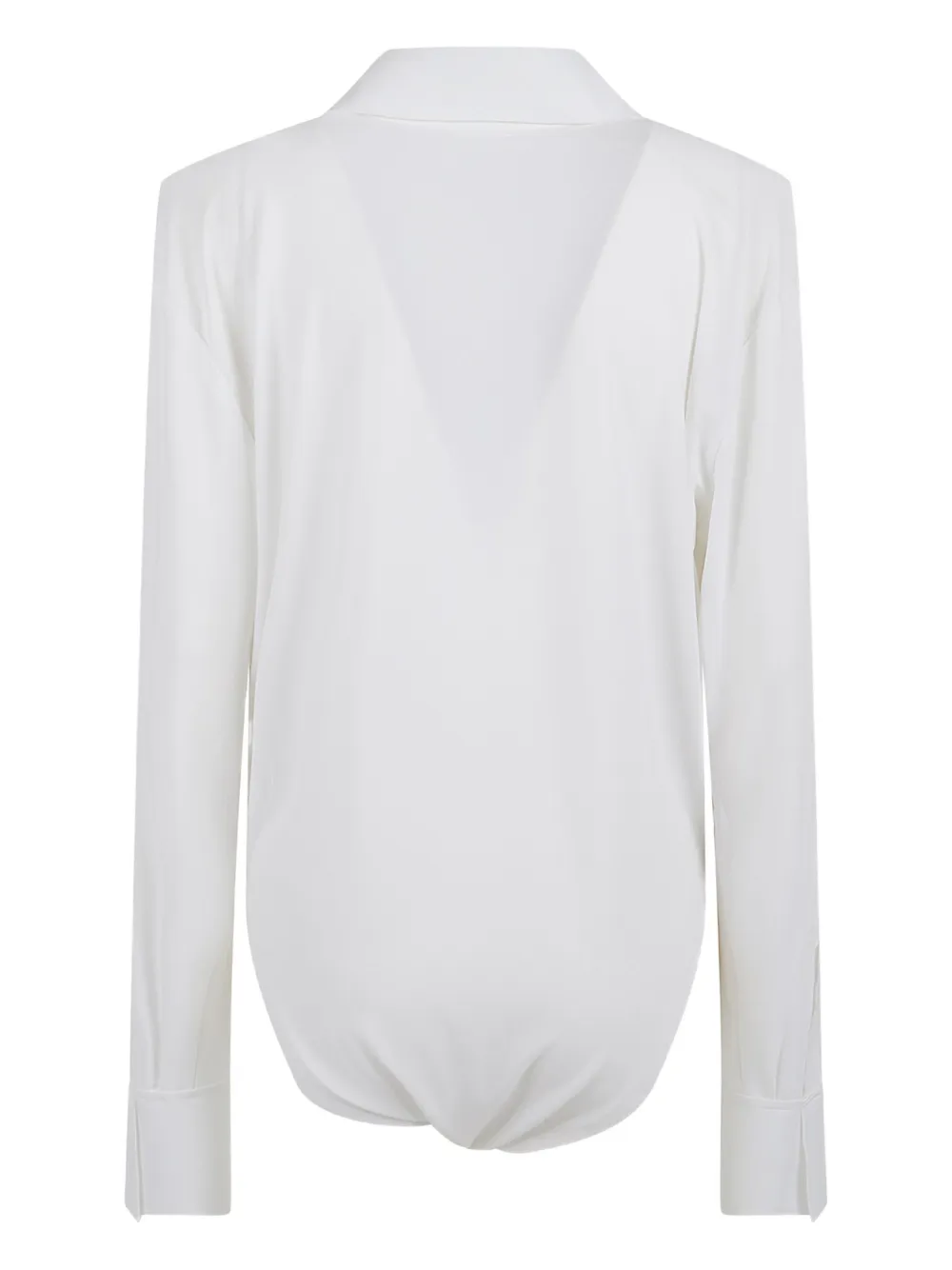 Norma Kamali collared bodysuit - Wit