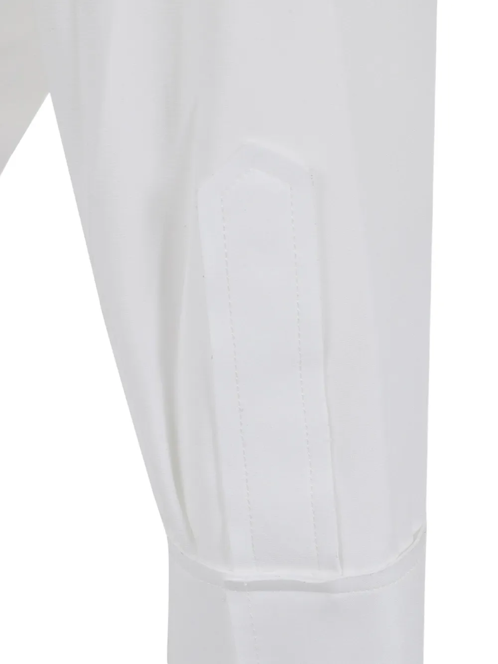 Norma Kamali Collared Bodysuit In White