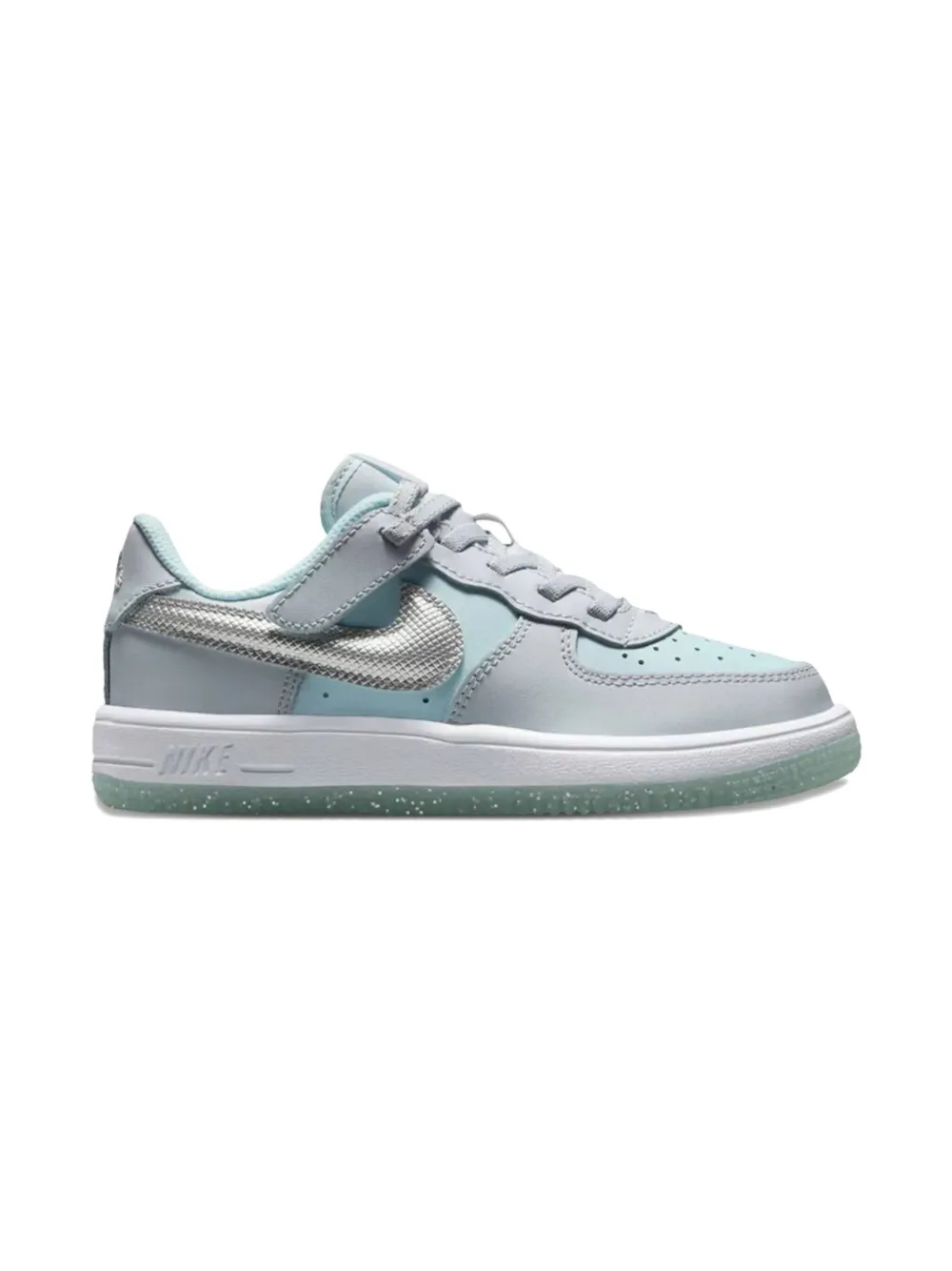 Nike Kids Air Force 1 Low TD lace-up sneakers Blauw