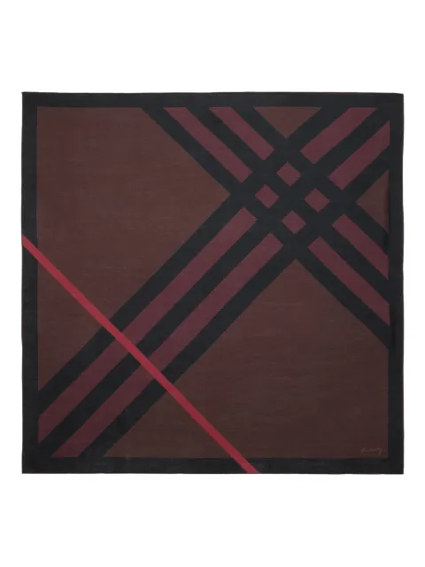 Burberry checked scarf