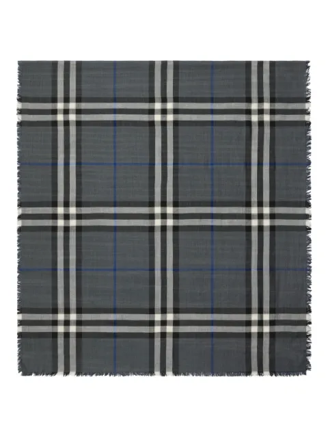 Burberry 체크 프린지 스카프