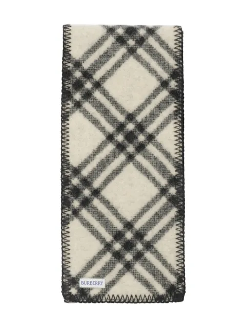 Burberry checked scarf