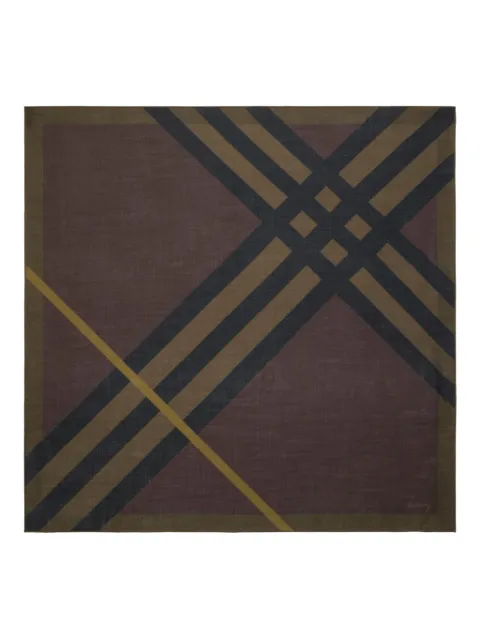 Burberry checked scarf