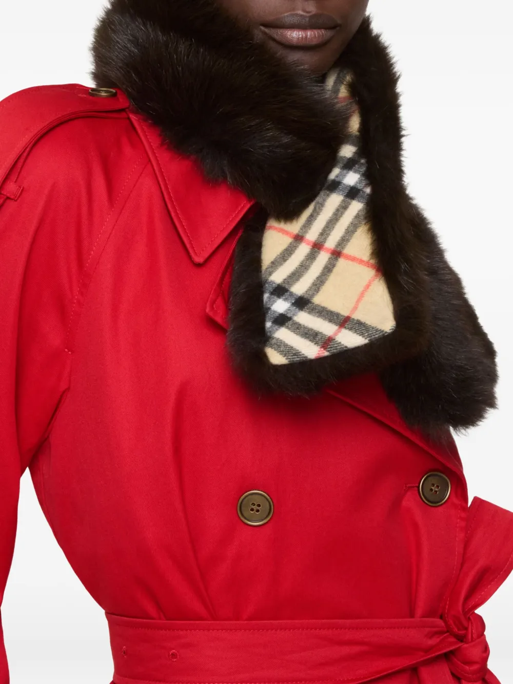  Burberry Bufanda Check Acolchada Reversible - Negro 