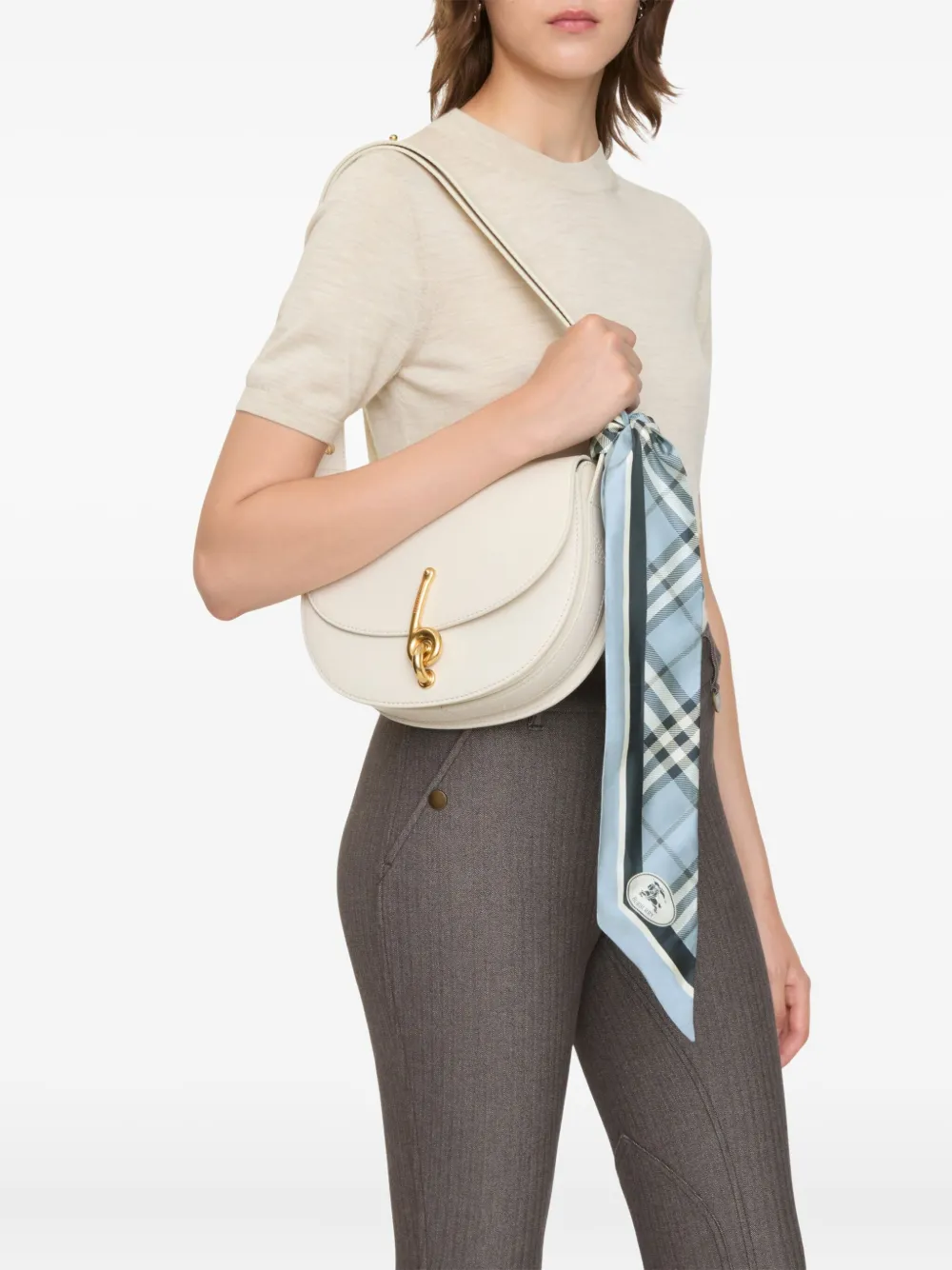 Burberry Geruite sjaal Blauw