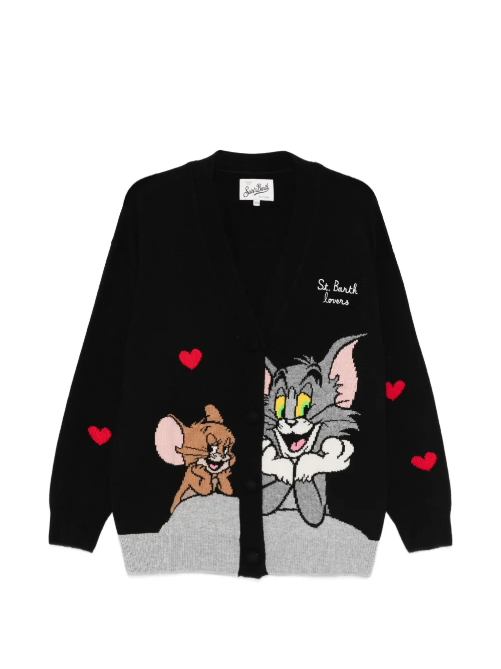 MC2 Saint Barth x Warner Bros cartoon-print cardigan - Nero