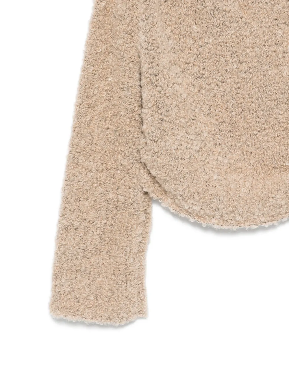 Magda Butrym Trui met textuur Beige