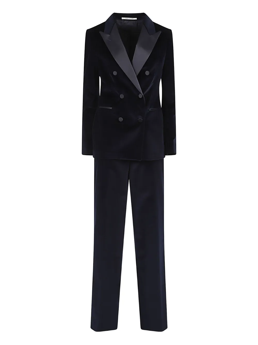 Tagliatore Double-breasted Suit In Blue