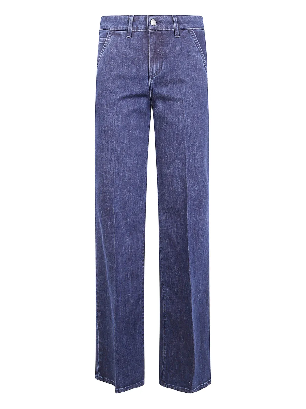 Cigala's "chino Flare" Trousers In Blue