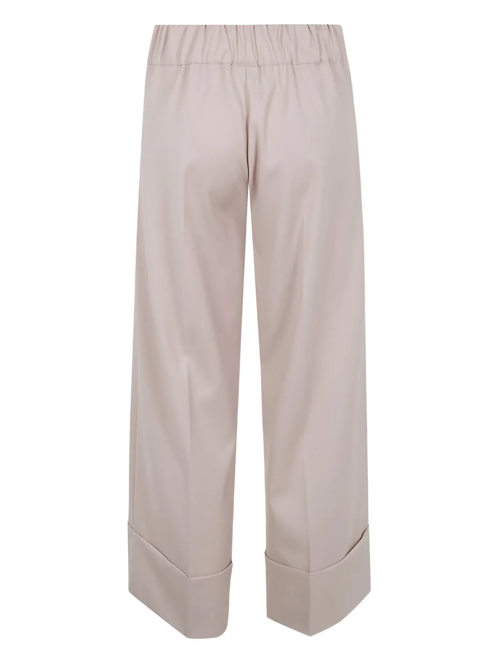 D.Exterior cuffed trousers - Beige