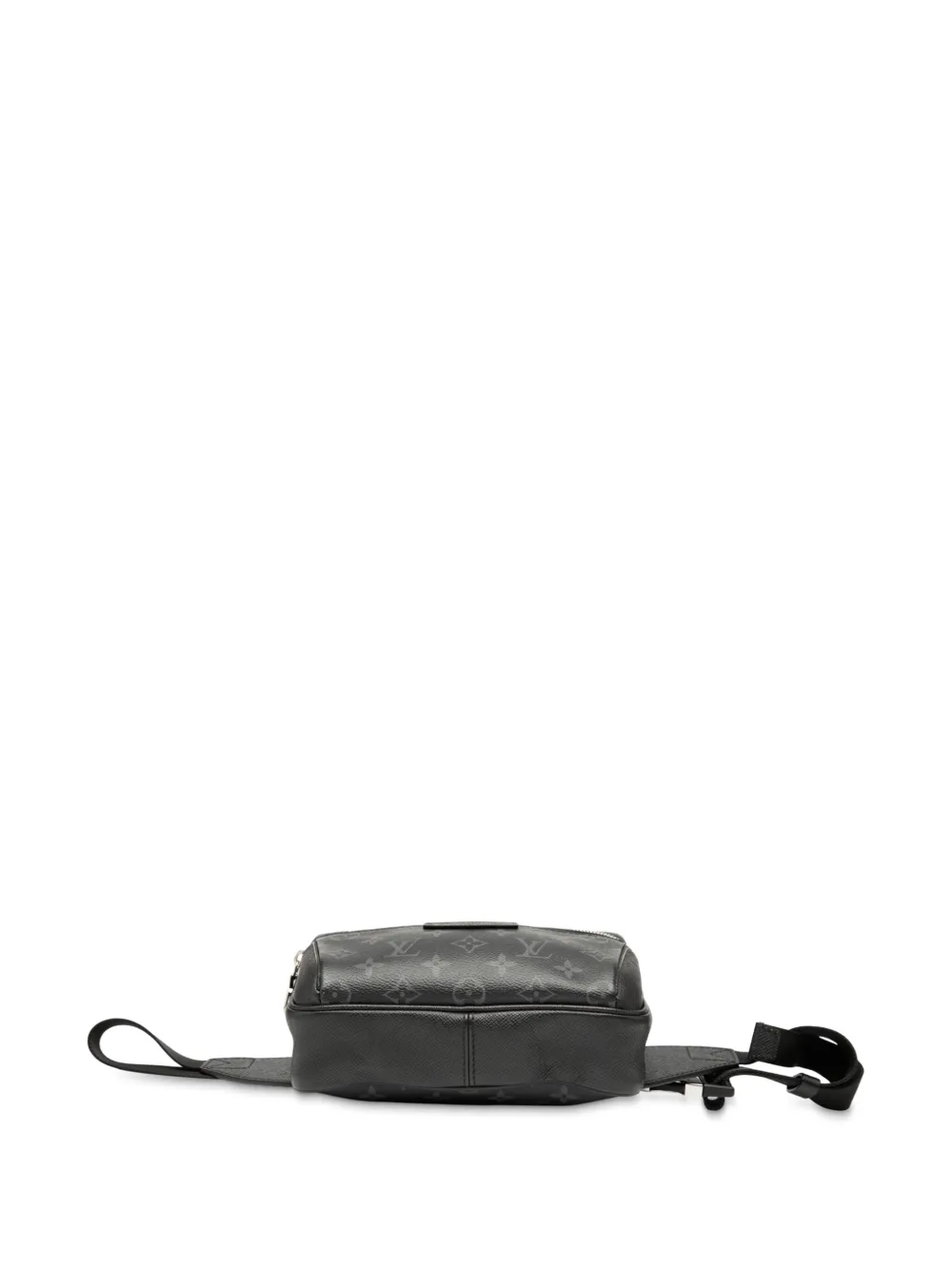 Pre-owned Louis Vuitton 2019 Monogram Taigarama Outdoor Bumbag Belt Bag In Black