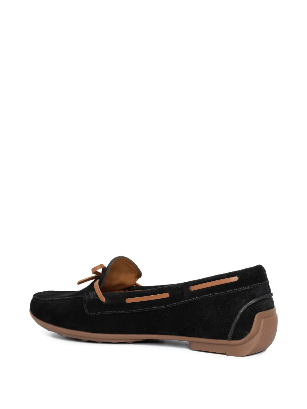 Sarah Chofakian Michigan Boat Shoes In Black