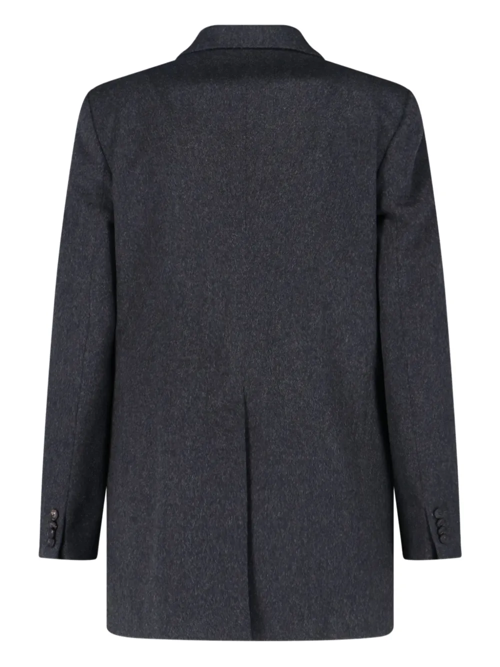 Tagliatore Tailored Minimalist Jacket With Classic Lapels In Blue