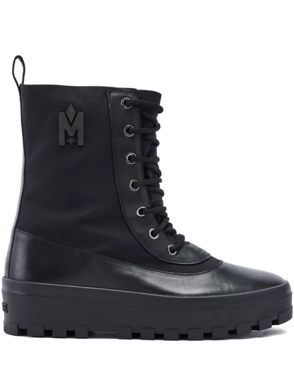 Mackage Hero Logo-embellishment Boots in Black
