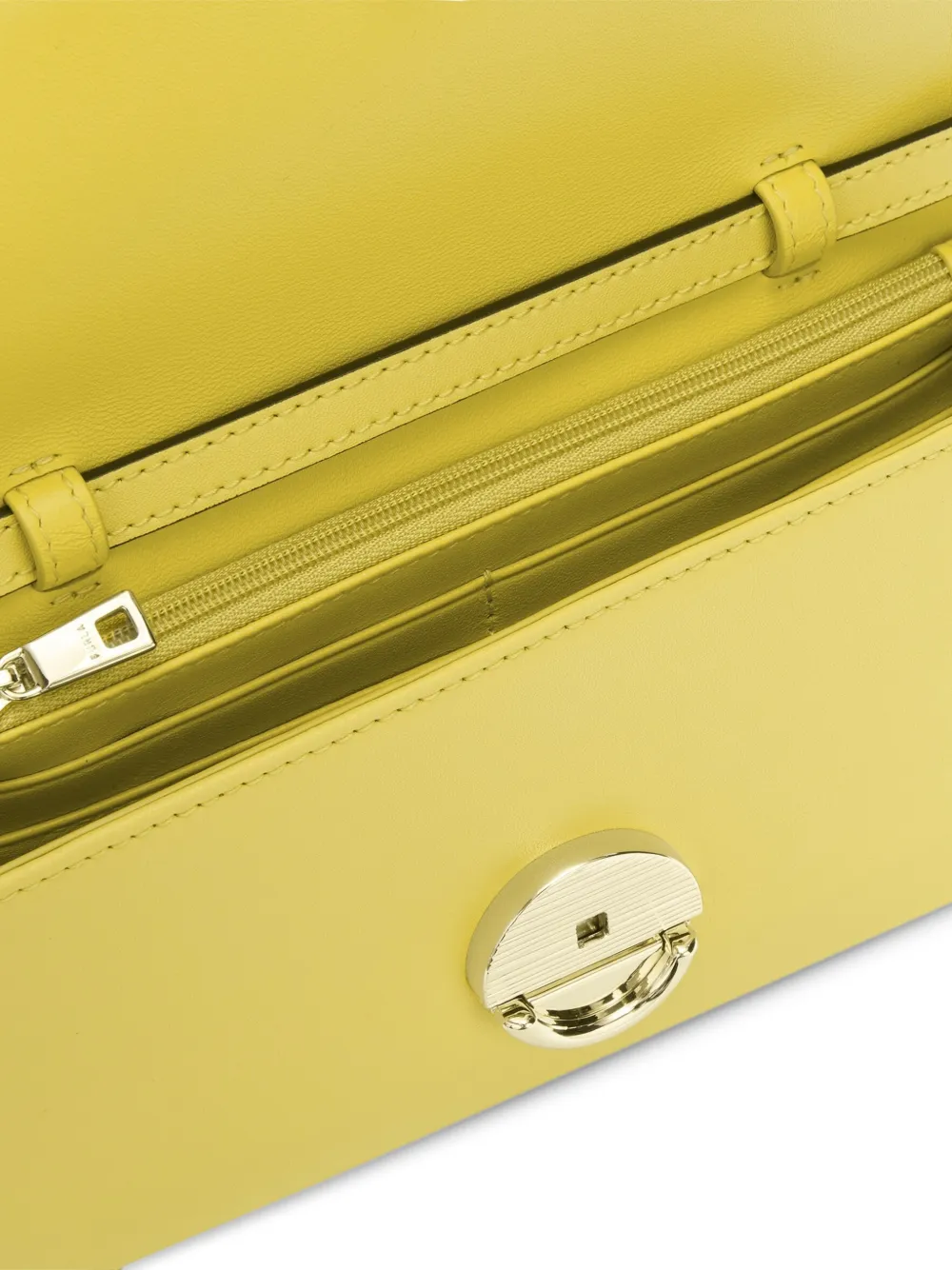 Furla Sfera grote rechthoekige crossbodytas Geel