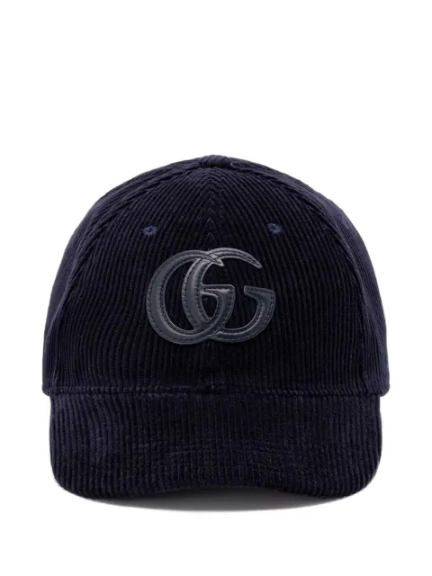 Gucci corduroy logo baseball hat