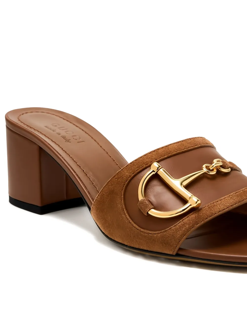 Gucci horsebit-detail sandals Bruin