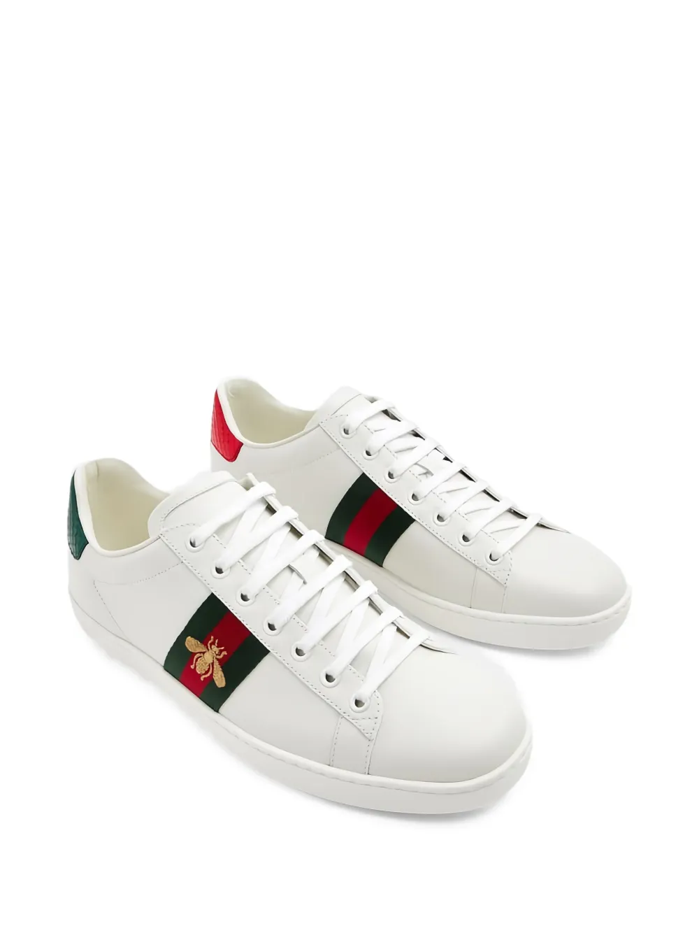Gucci Sneakers met bijendetail Wit