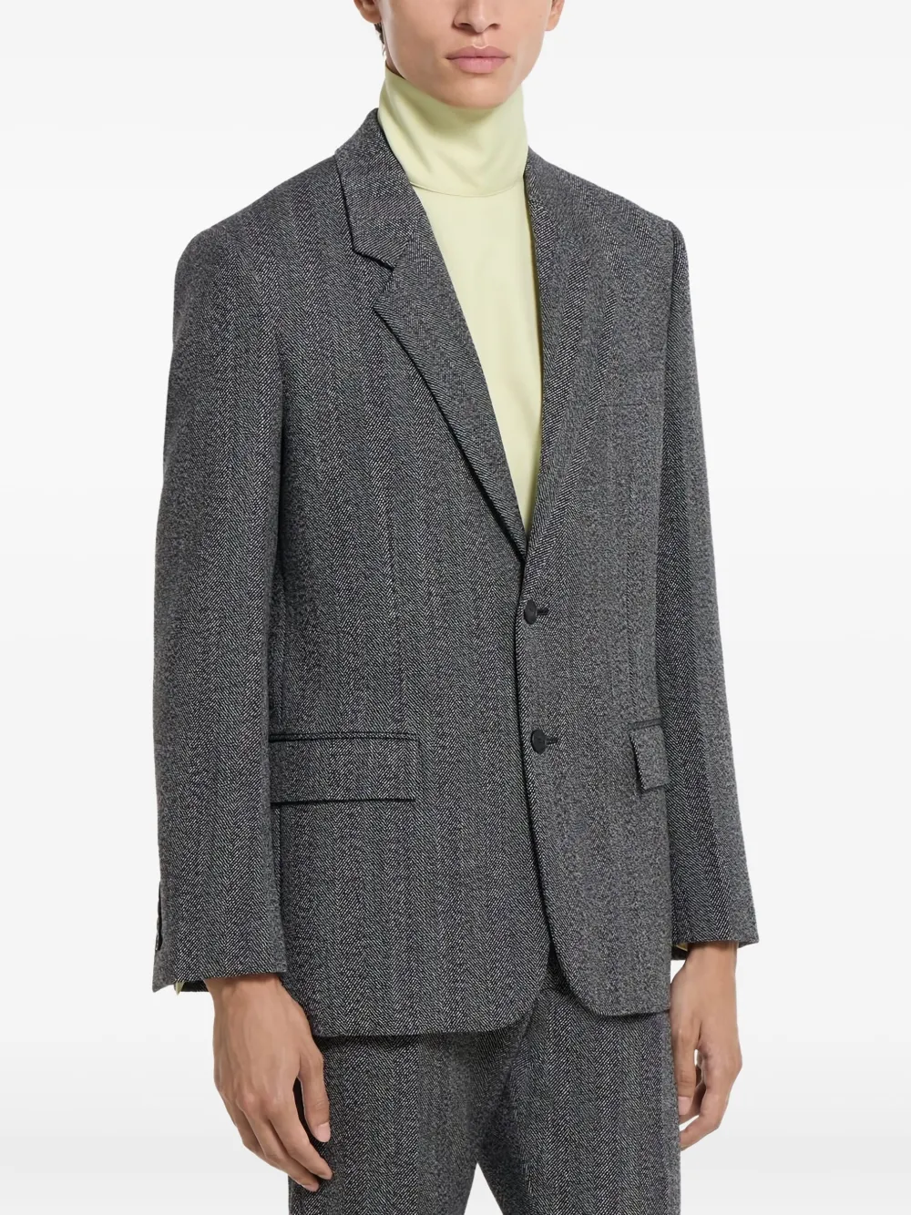  Gucci Wool Jacket - Grey 