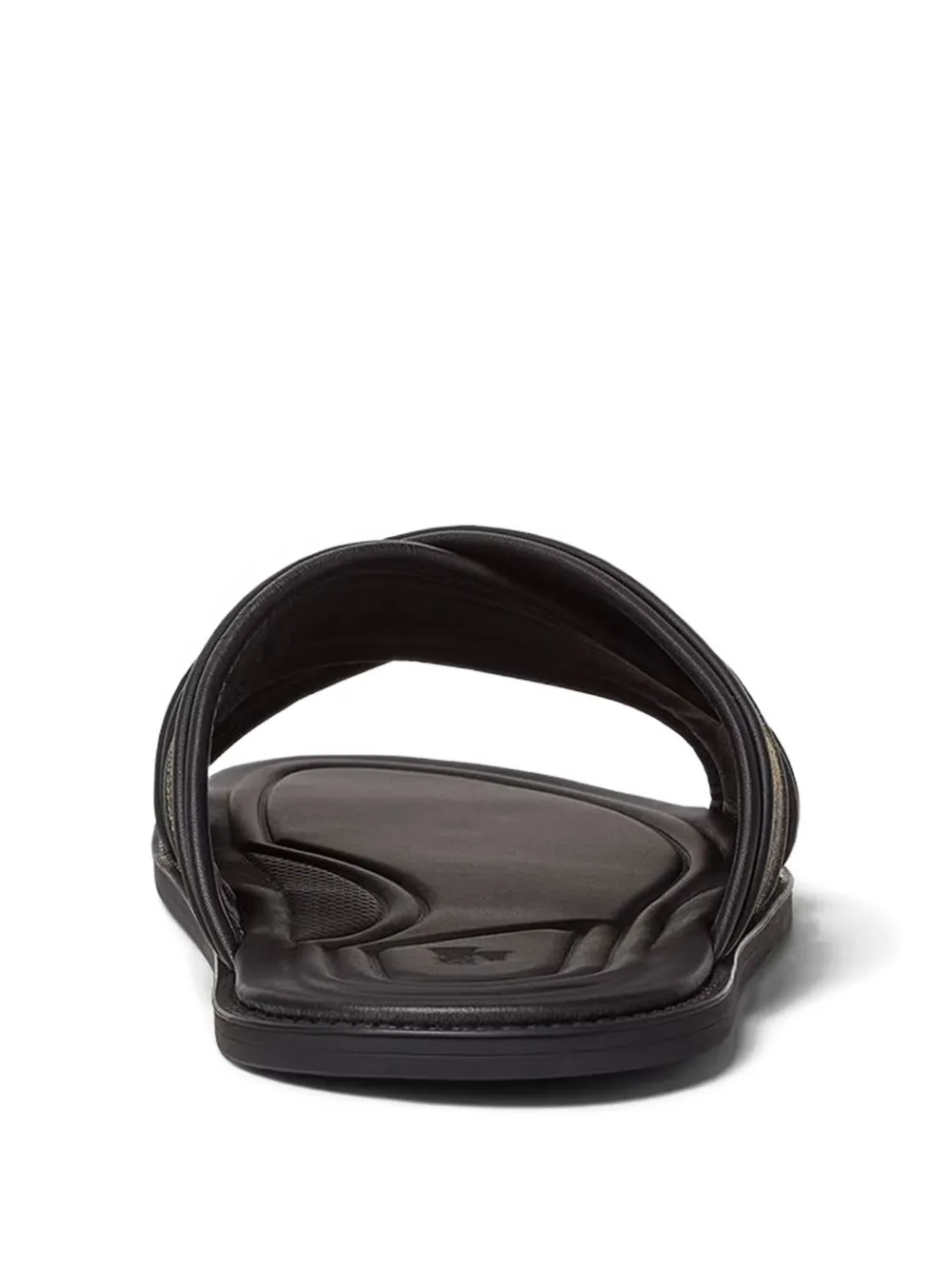 FENDI logo-pattern sandals Zwart