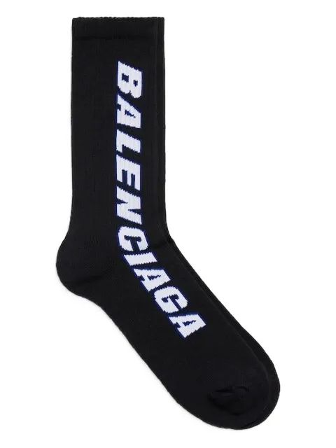 Balenciaga logo-embroidered socks