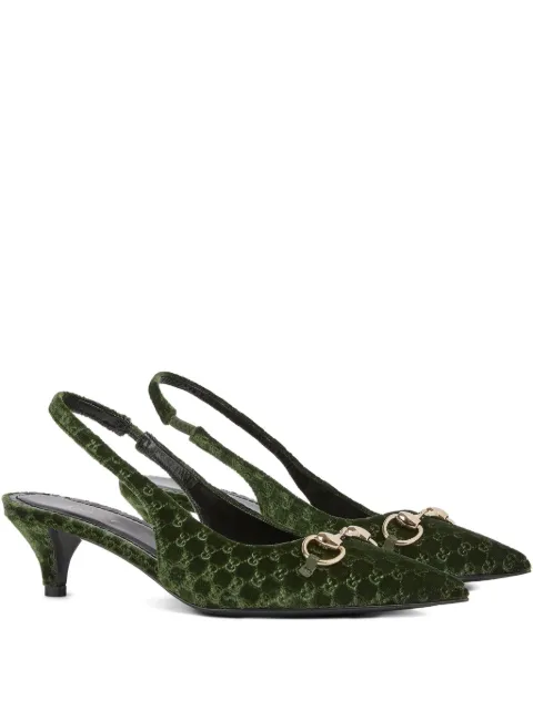 Gucci 45mm horsebit-detail pumps