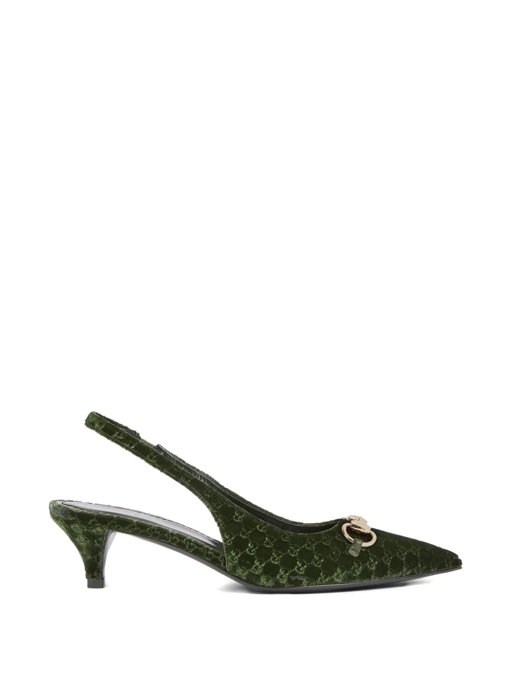 Gucci 45mm horsebit-detail pumps Groen