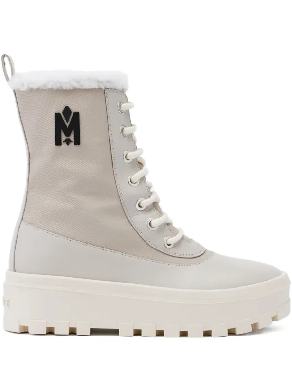 Mackage Hero Logo-embellishment Boots in Neutrals