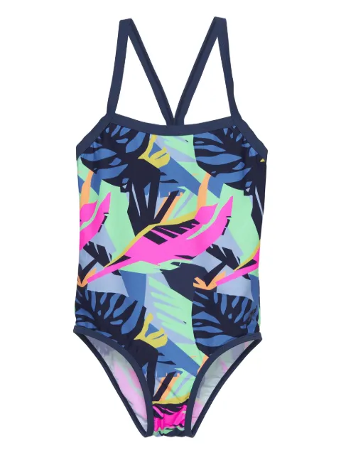 COLOR KIDS tropical-pattern swimsuit