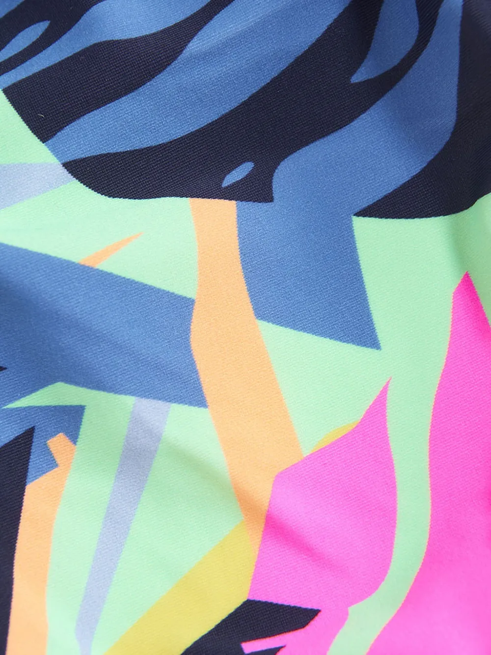 COLOR KIDS Badpak met tropisch patroon Blauw