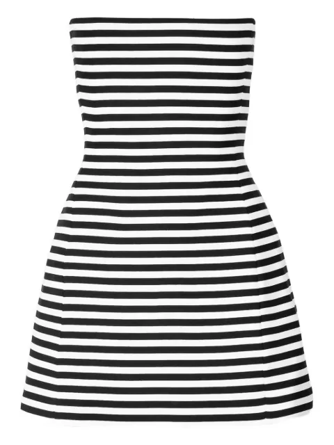 Ioana Ciolacu striped strapless dress