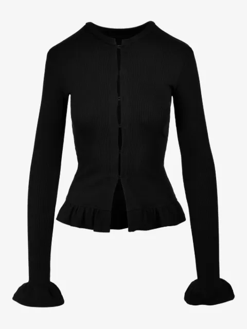 Ioana Ciolacu Daffodil peplum cardigan