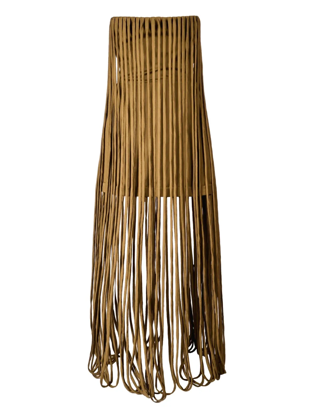 Ioana Ciolacu Abito senza spalline - Marrone