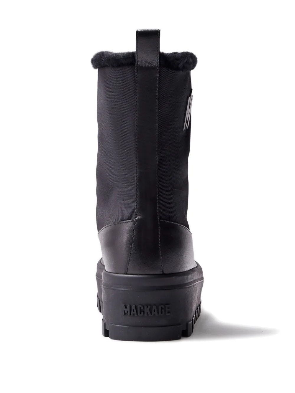Mackage Hero laarzen verfraaid met logo Zwart