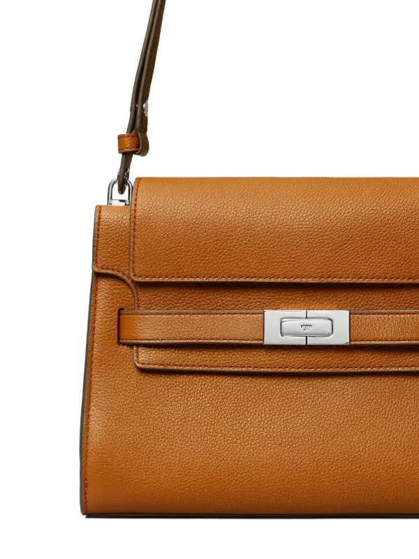 Tory Burch Bolsa Lee Radziwill Com Fivela | Marrom | FARFETCH BR